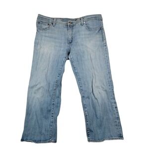 Polo Ralph‎ Lauren Cropped Stretch Jean Sz 10 Blue Denim 35x22